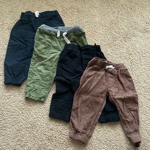 🤎🖤Carters Baby joggers 12 month 4 piece bundle 🤎🖤